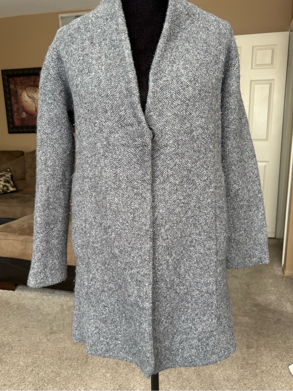 Vince. Merino Wool/Nylon Coat Size M